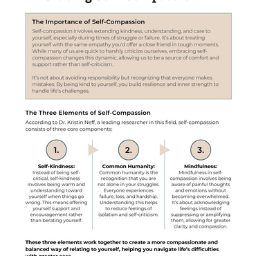 Self-Esteem workbook