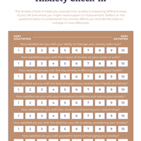 Anxiety workbook